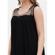 Нічна сорочка Cotpark   3XL,4XL,5XL чорний 10709